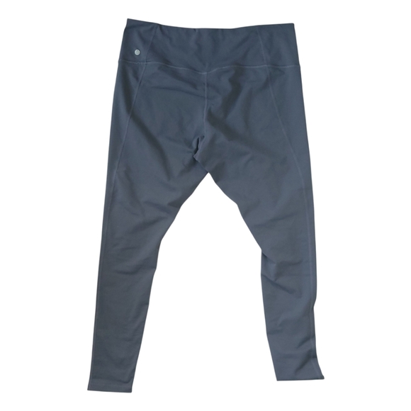 Zella XXL High Waist Grey Leggings Sculpt Stretch Ankle Athleisure Yoga Pant - Picture 4 of 12